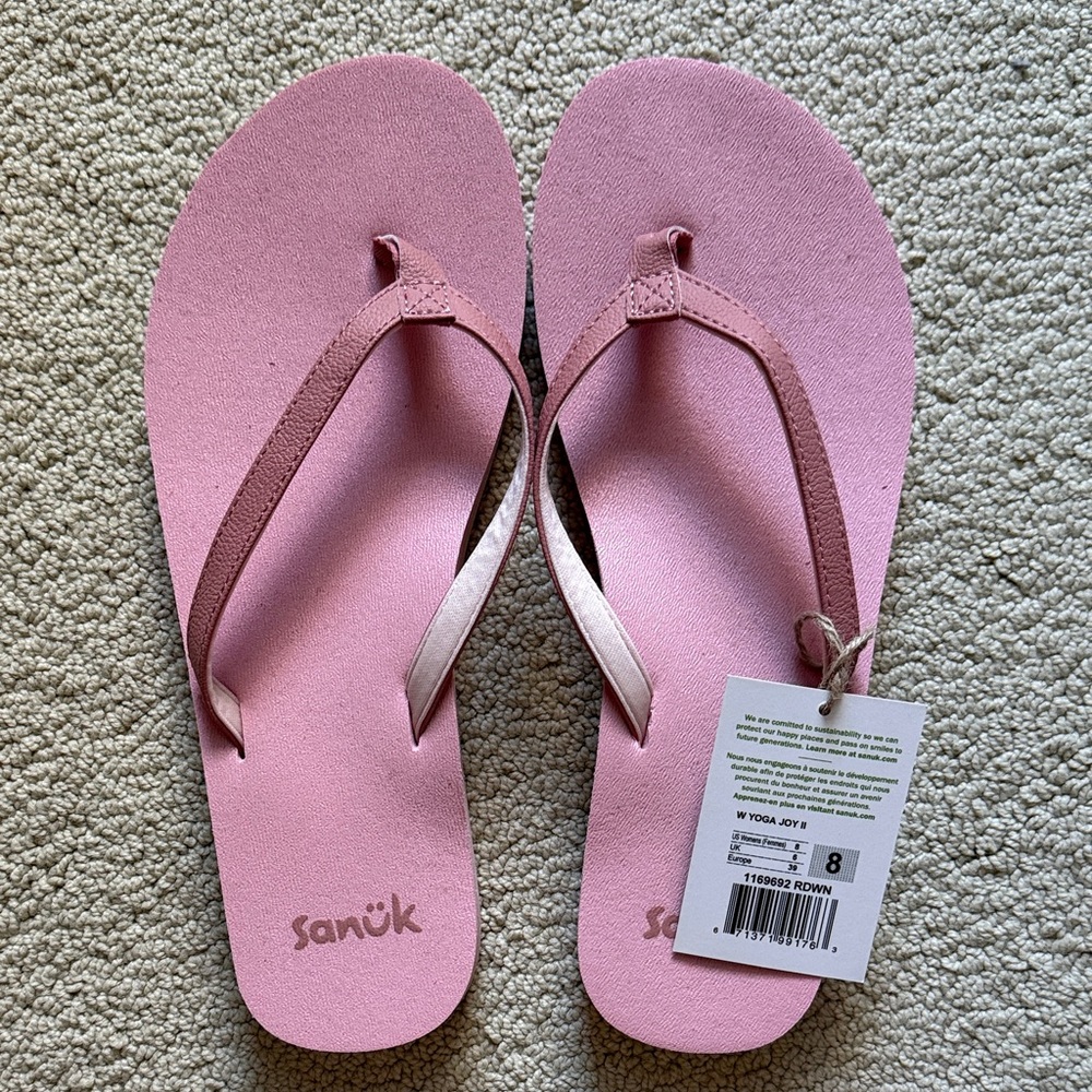 Sanuk Pink W Yoga Joy II